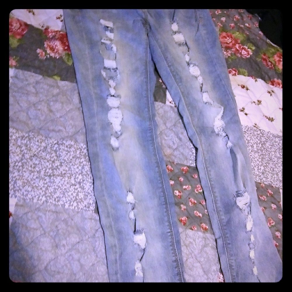 Distressed Mudd jeans
